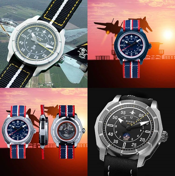 The F-14 watch designs explained