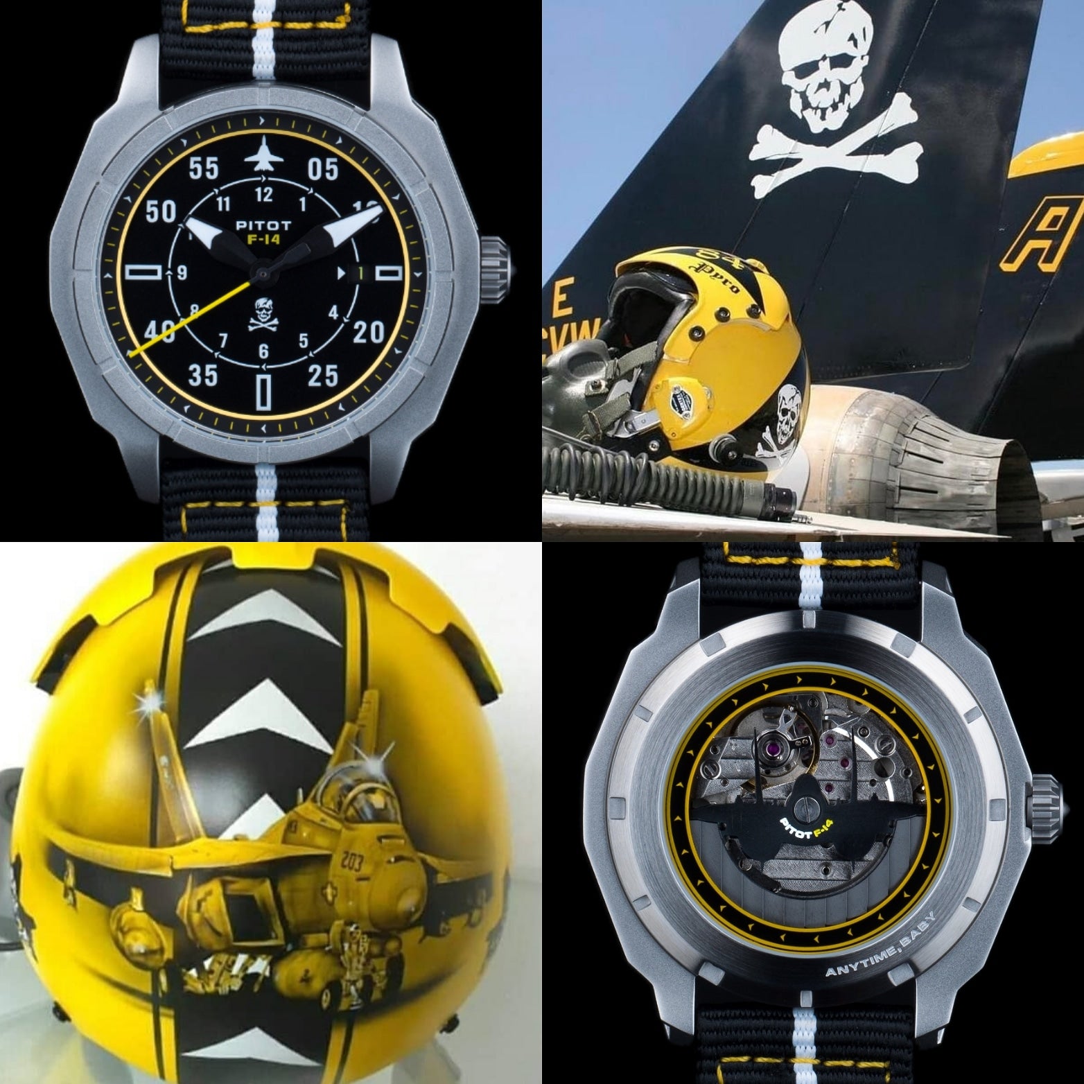 F-14 watch inspired by Jolly Rogers