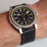 F-14 Tomcat Jolly Rogers with Horween leather strap